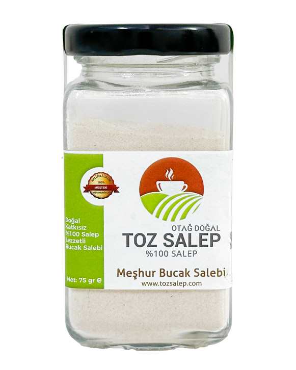 Bucak Salep 75 Gr Meşhur Bucak Salebi Katkısız Saf Sahlep