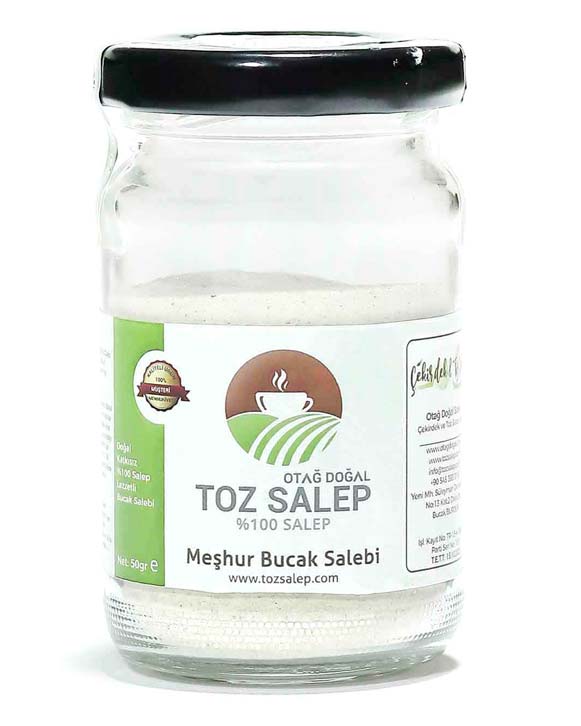 Bucak Salep 50 Gr Meşhur Bucak Salebi Katkısız Saf Sahlep